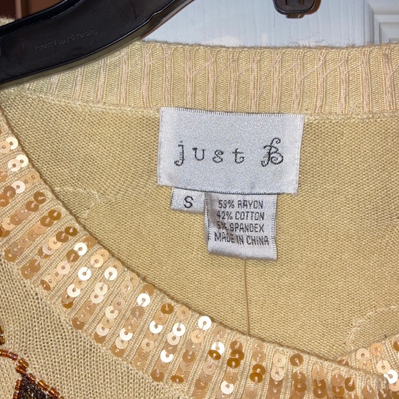 Just B beaded sweater size S - Picture 2 of 4